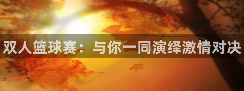 好博体育平台：双人篮球赛：与你一同演绎激情对决