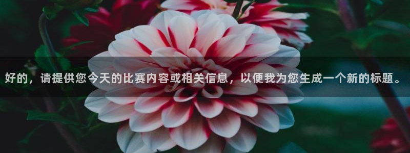 好博体育平台入口：好的，请提供您今天的比赛内容或相关信息，以